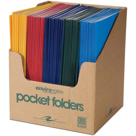 Roaring Spring Folder, Pkt, Embsd, Stnd, 100Pk ROA50200